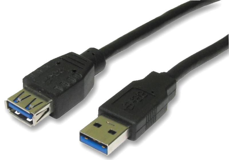 Repetor USB 3.0, USB-A tata/USB-A mama, 5m, negru, CAC250045
