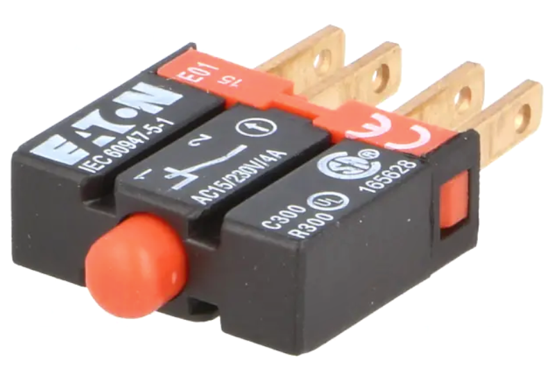 Element de contact, NC, 6A/250VAC, 16mm, E01, EATON