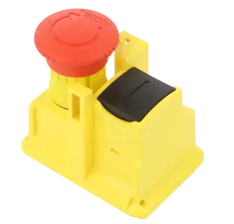 Intrerupator de siguranta, 2 pozitii, rosu, revenire prin rotire, IP55, GV2K031