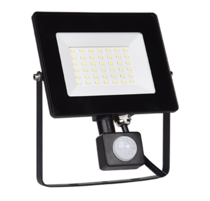 Proiector cu led, senzor miscare, 20W, 230VAC, 1600lm, 20-140sec, 4000-5500K, IP65, HELIOS20SEN