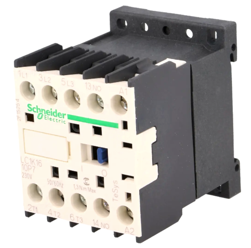 Contactor 230VAC, 16A, 3PNO, LC1K1610P7, SCHNEIDER ELECTRIC