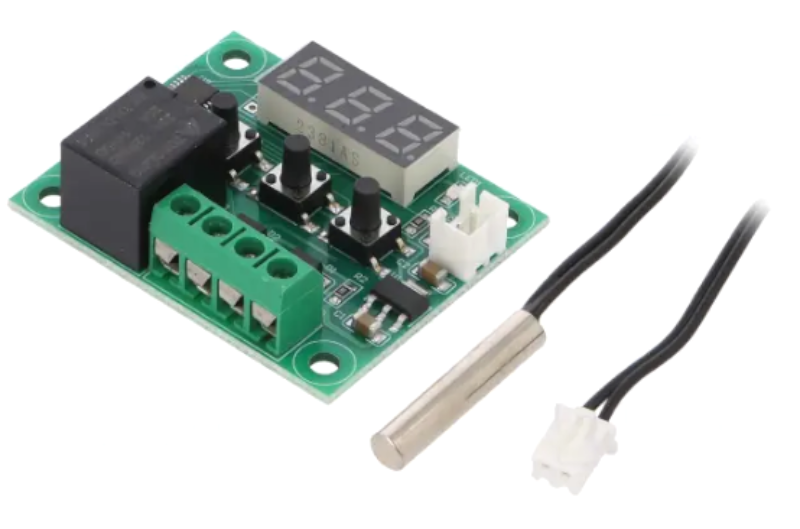 Modul termostat, 12VDC, -50°C...110°C, NTC 10k, releu 10A, OKY3065-2-1, OKYSTAR