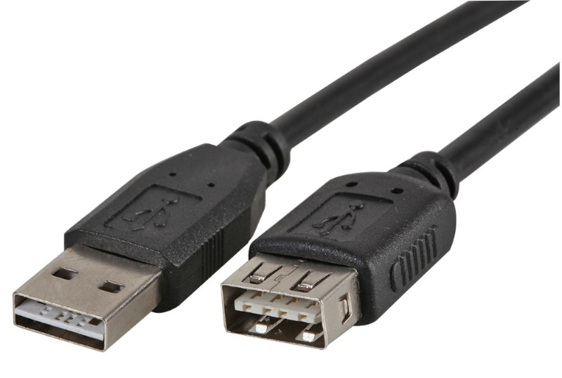 Repetor USB 2.0, USB-A tata/USB-A mama, 5m, negru, PSG91258