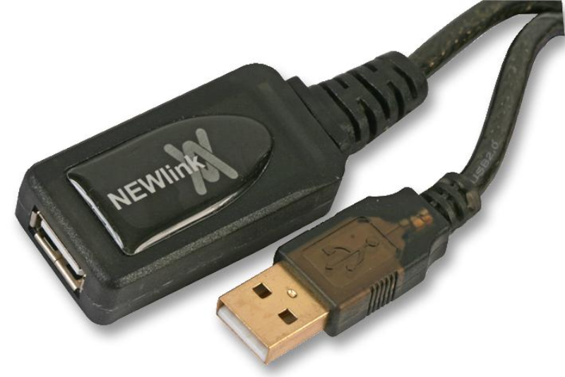 Repetor USB, USB-A tata/USB-A mama, extender activ, 10m, negru, USB2REP10