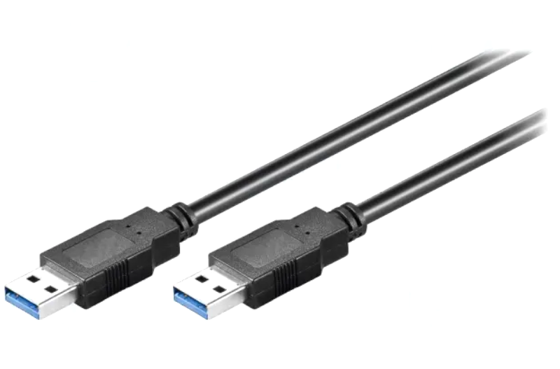 Cablu USB 3.0, 2xUSB A mufa, 0.5m, negru, 95716, GOOBAY