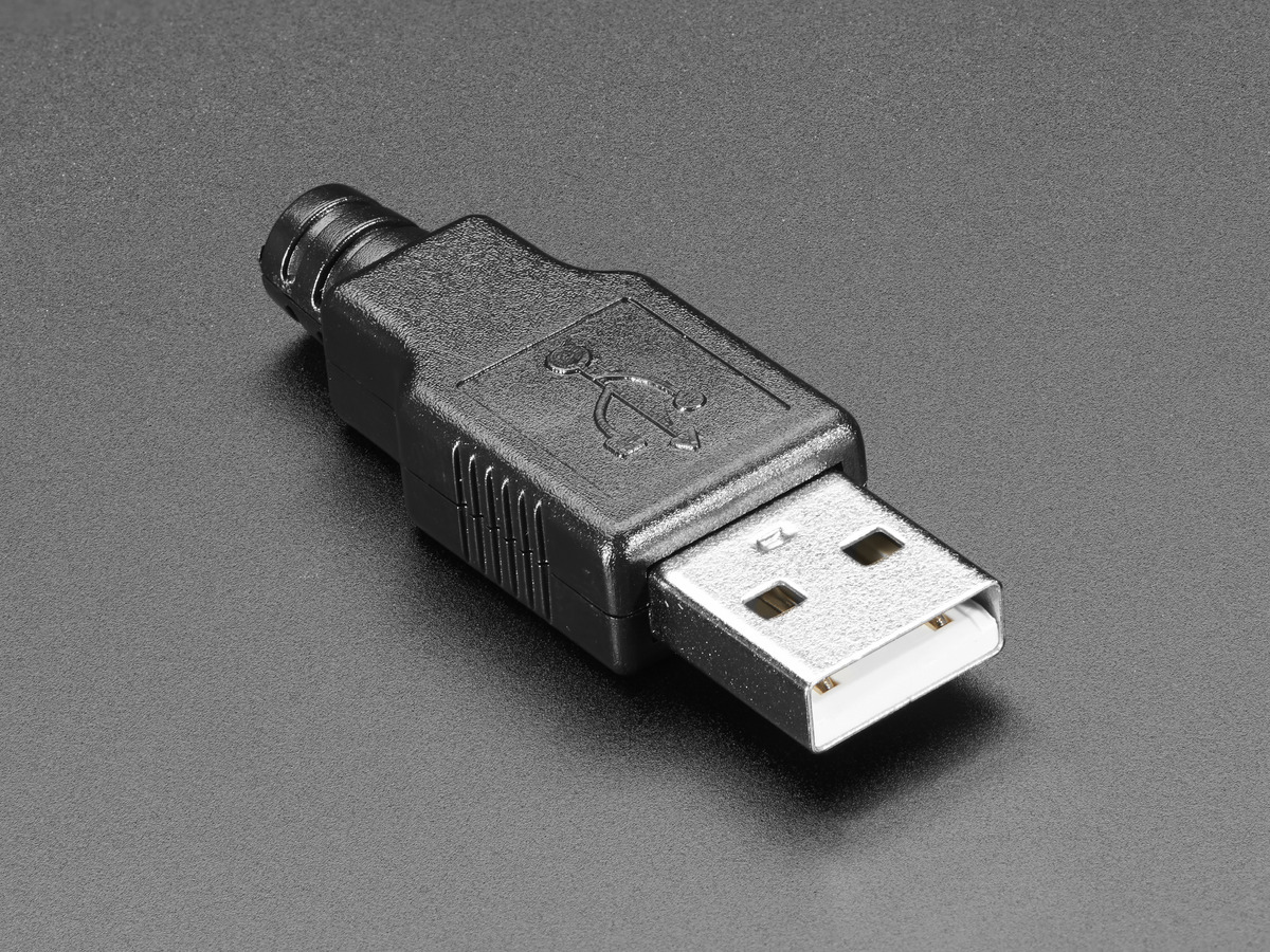 Conector USB-A, USB LIPIRE, mufa pentru lipire cablu, 1387, ADAFRUIT