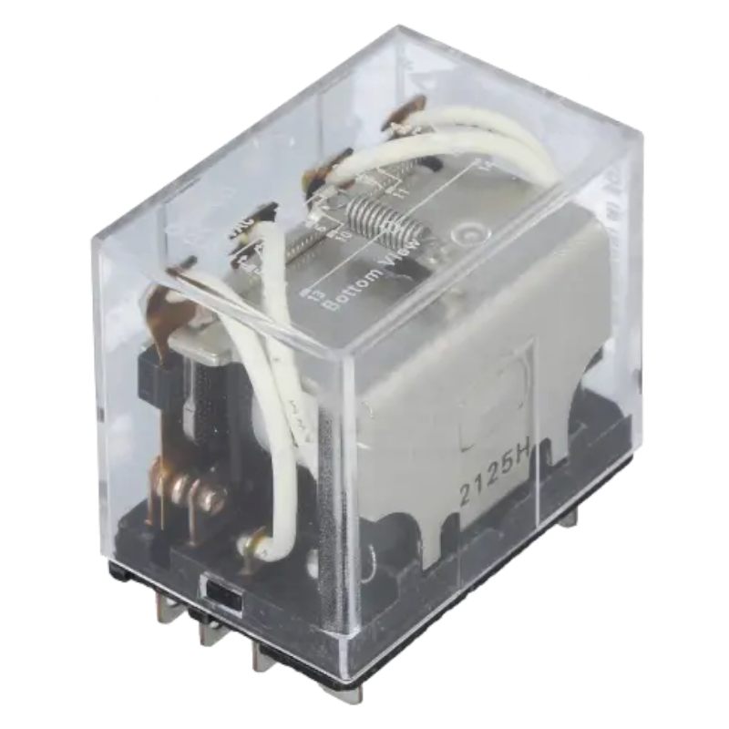 Releu 24VDC, 10A, DPDT, LY2N-D2-24DC, OMRON