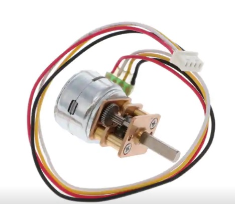 Motor pas cu pas, bipolar, 5-12VDC, gear motor, 1/100, FIT0503, DFRobot