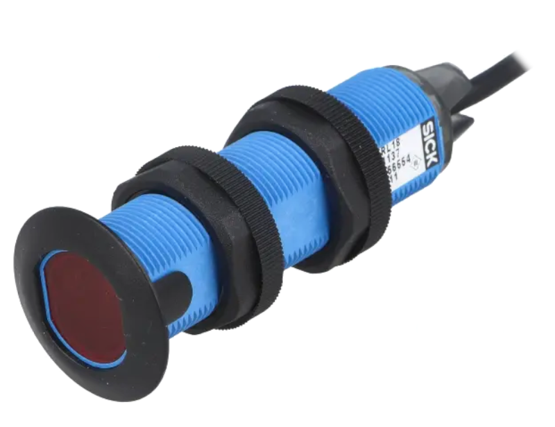 Senzor fotoelectric, M18, raza 0.03-7.2m, cablu 2m, PNP, DARK-ON, LIGHT-ON, GRL18-P1137, SICK