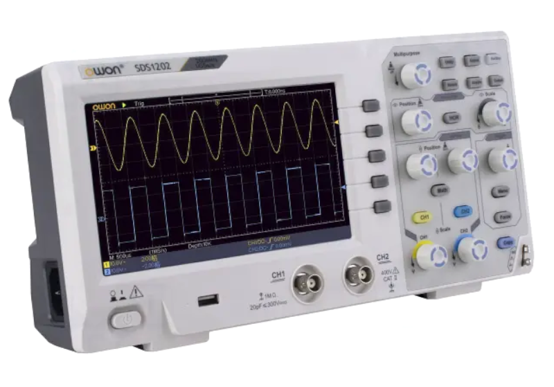 Osciloscop digital, 2 canale, 2x200Mhz, SDS1202, OWON