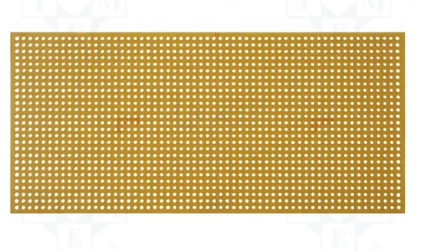 Placa cablaj, placa test, 71x153mm, pas 2.54mm, 1593 puncte, fara strat cupru, PC-8