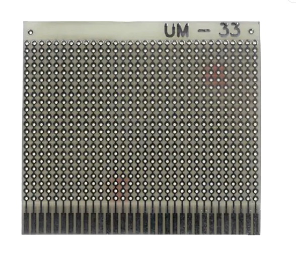 Placa cablaj, test, dublu placat, 75x83mm, 704 puncte, pas 2.54mm, PP-UM33