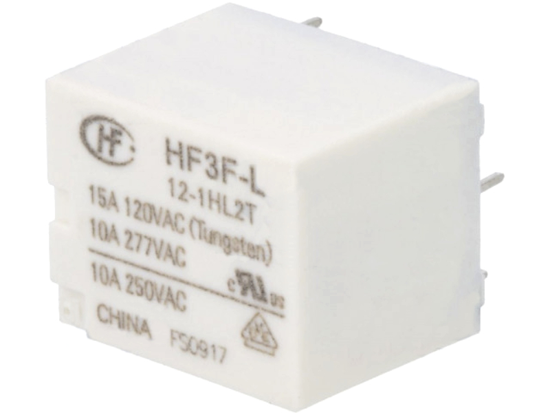 Releu 12V, SPDT, 10A, HF3FD/012-ZST, HONGFA