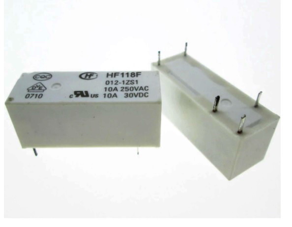 Releu 24V, SPDT, 10A, HF118F/024-1ZS1T, HONGFA