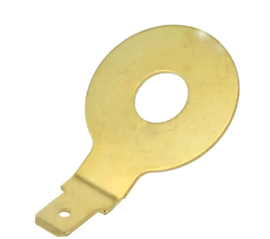 Papuc Inel, terminal neizolat, cupru, M8, papuc tata 6,3mm, 61-2395-11/0000, OSTERRATH