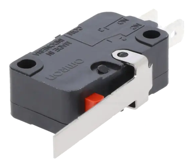 Microintrerupator cu maneta, ON-(ON), 16A, SPDT, D3V-162M-1C24, OMRON