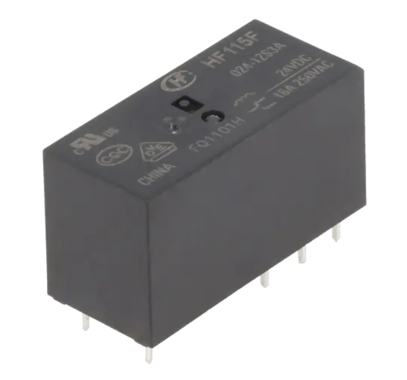 Releu 24VDC, 16A, SPDT, HF115F-024-1ZS3A, HONGFA