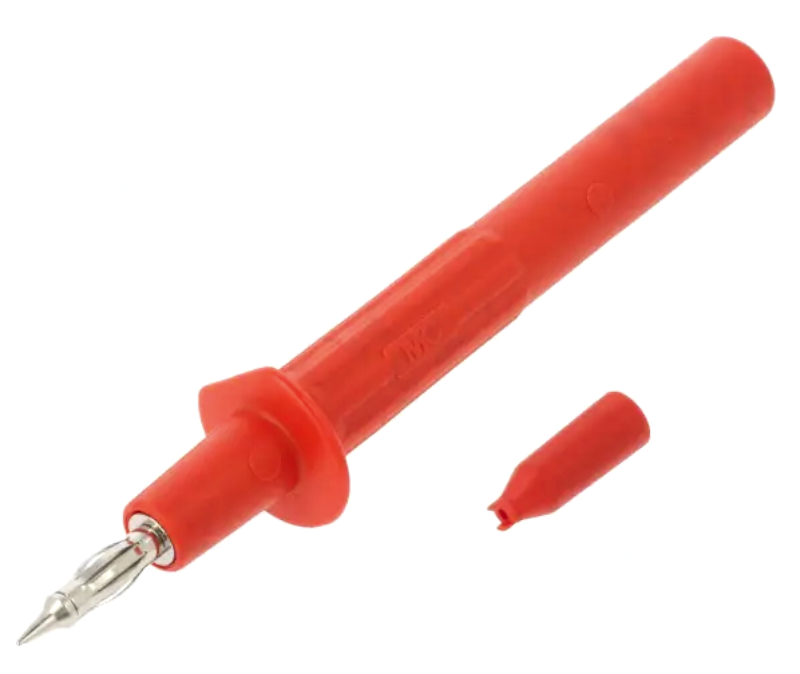 Terminal de măsurare, 32A, 1kV, rosie, soclu 4mm, 66.9112-22, STAUBLI