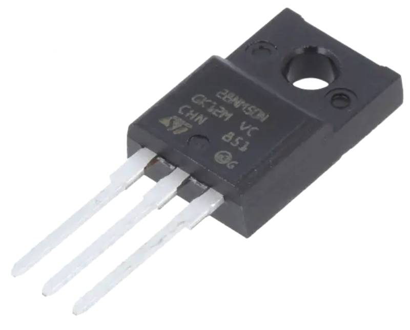 STF28NM50N, N-MOSFET, 550V, 21A, TO220FP, STMICROELECTRONICS
