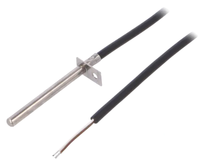 Sonda temperatura PT100, -20...105°C, 6x73mm, 1.5m, 2 fire, TT4-PT100B-T105-OM55-1500, TEWA TEMPERATURE SENSORS