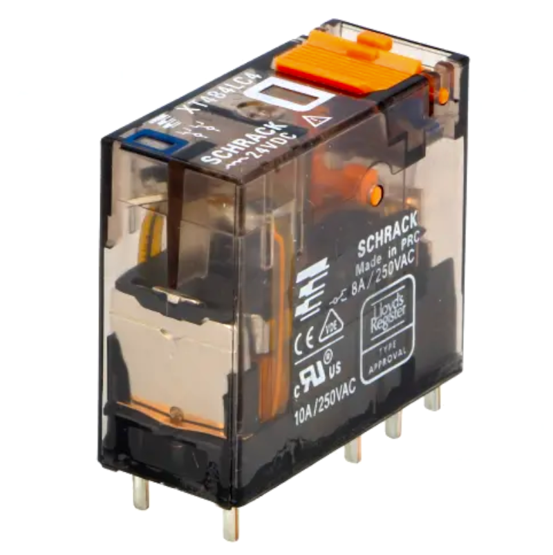 Releu 24VDC, 8A, DPDT, XT484LC4, TE Connectivity