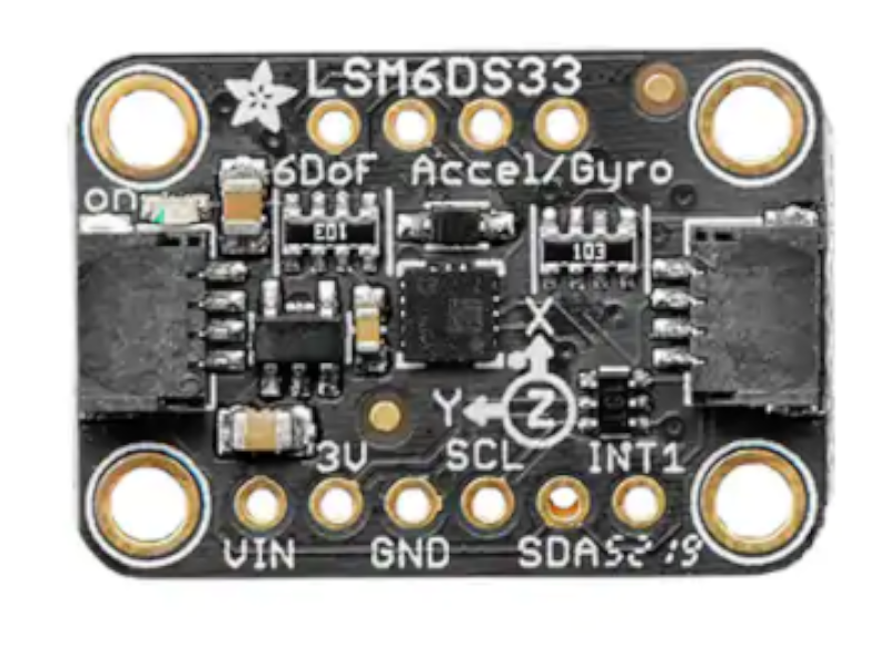 Senzor accelerometru, giroscop, I2C, SPI, 3-5VDC, LSM6DS33, 4480, ADAFRUIT