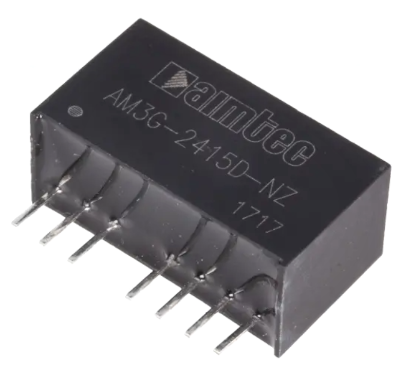 Convertor DC/DC, 3W, 18-36V/15V,-15V, 100mA, AM3G-2415D-NZ