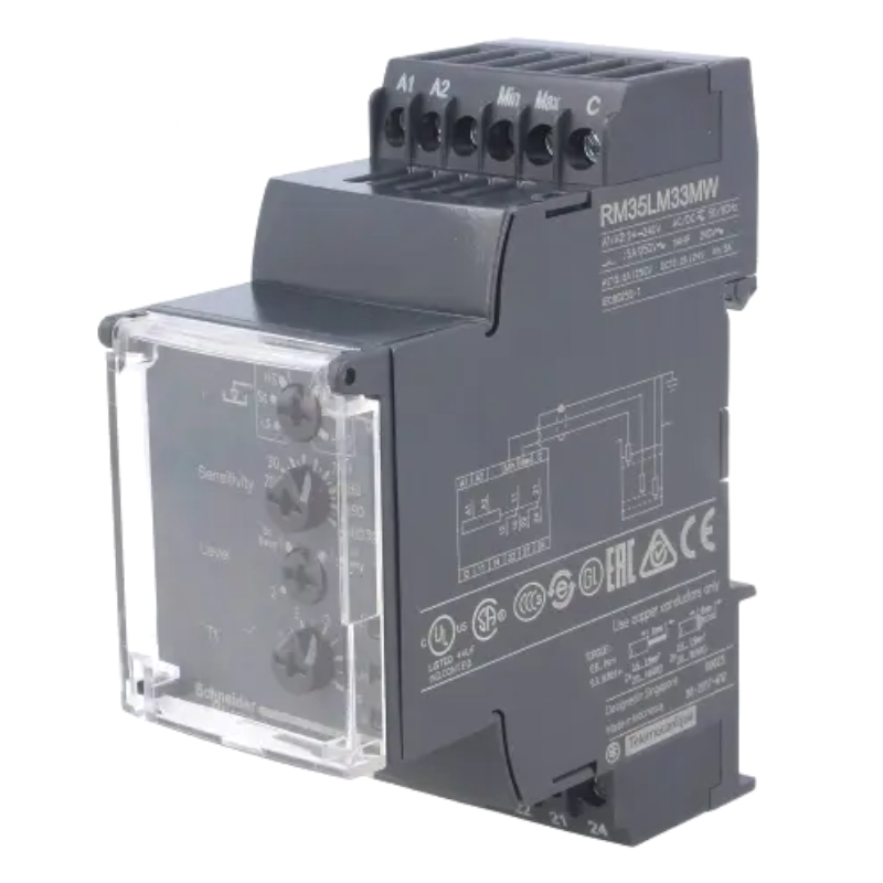 Regulator de nivel, 2 praguri, 24-240V, NO/NCx2, 5A, RM35LM33MW, SCHNEIDER
