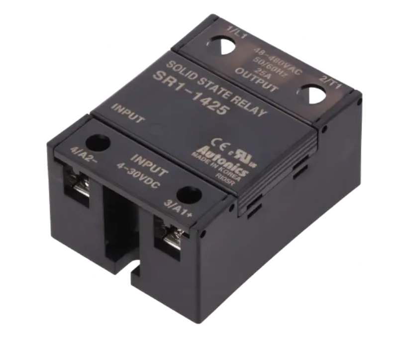 Releu Solid State, 25A, 48-480VAC, control tensiune 4-30VDC, SR1-1425-N, AUTONICS