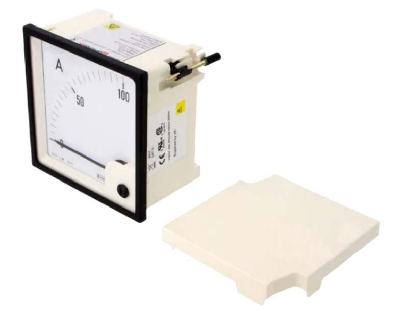 Ampermetru panou, analogic, 0...100A, DC, 96x96mm, 039-90125-0100-0-60MV-0-100A, CROMPTON - TE CONNECTIVITY