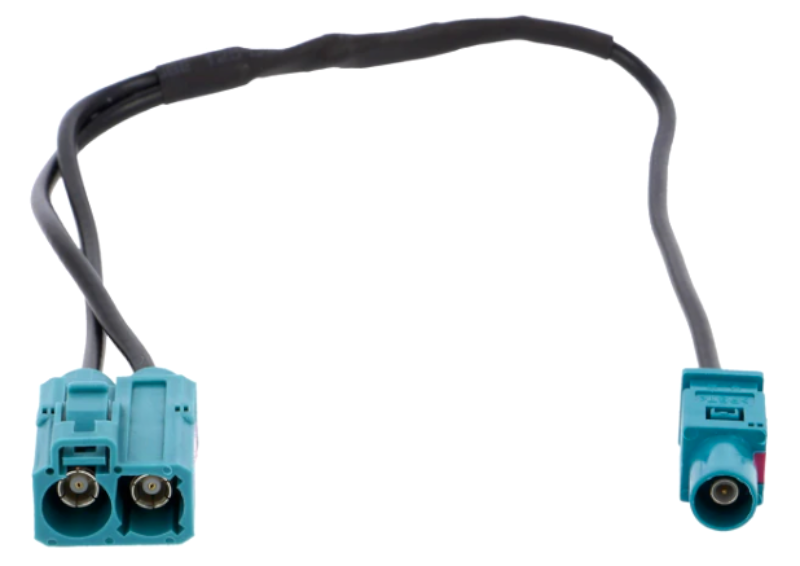 Conector auto adaptor antena Audi, 0.25m, mufa Fakra, soclu Fakra dubla, AD.ANT.N13