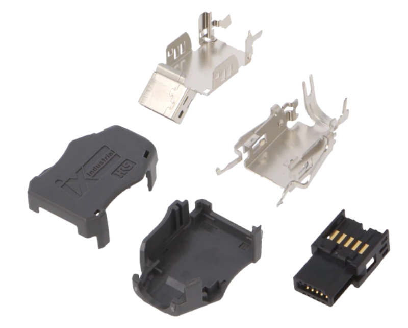 Mufa mama 10 pini, 10P10C, CAT 6A, 10Gbps, ix Industrial, IX40G-A-10S-CV-7.0, HIROSE