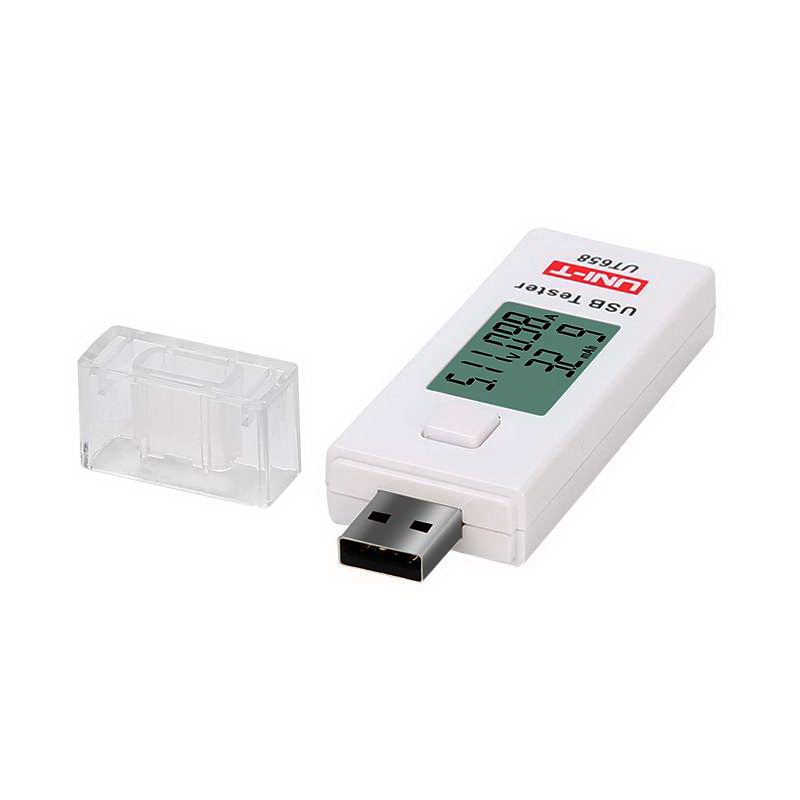 Tester USB, suporta USB-A, tensiune, curent, 4-24V, 0-3A, stick, UT658, UNI-T
