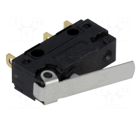 Microintrerupator, 5A, ON-(ON), SPDT, V4NCT7-Y1, SAIA-BURGESS