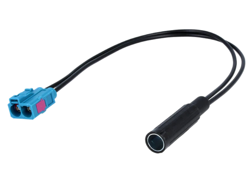 Conector auto, adaptor antena Audi, Seat, VW, Skoda, soclu DIN, 2x soclu Fakra, ZRS-FAKRAX2-DIN