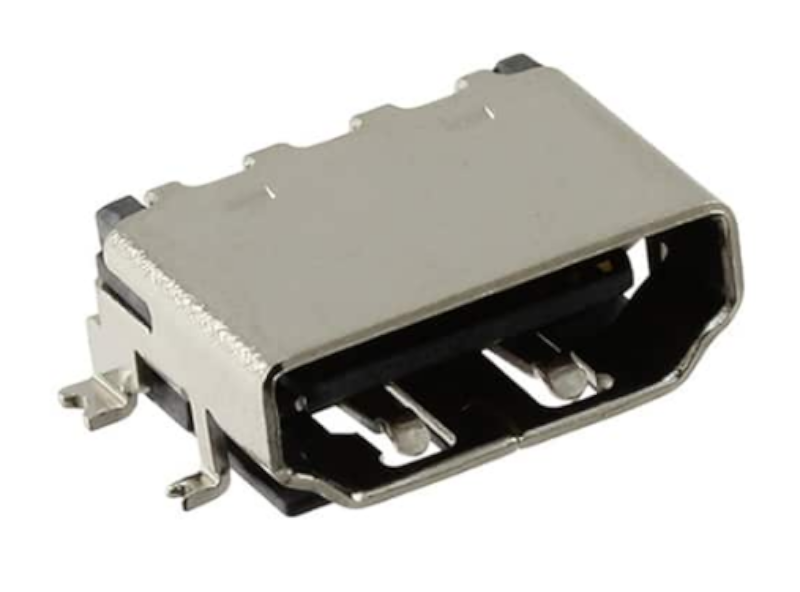 Mufa HDMI, soclu, SMT, unghi 90, 19 pini, 2000-1-2-41-00-BK, CNC TECH