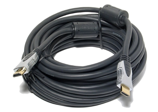 Cablu profesional, HDMI tata, HDMI tata, cu functie Ethernet, aurit, 10m, HQSS5550-10A26