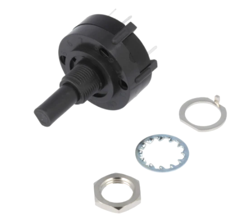 Comutator rotativ, 8 pozitii, SP, A12505RNCQ, C&K