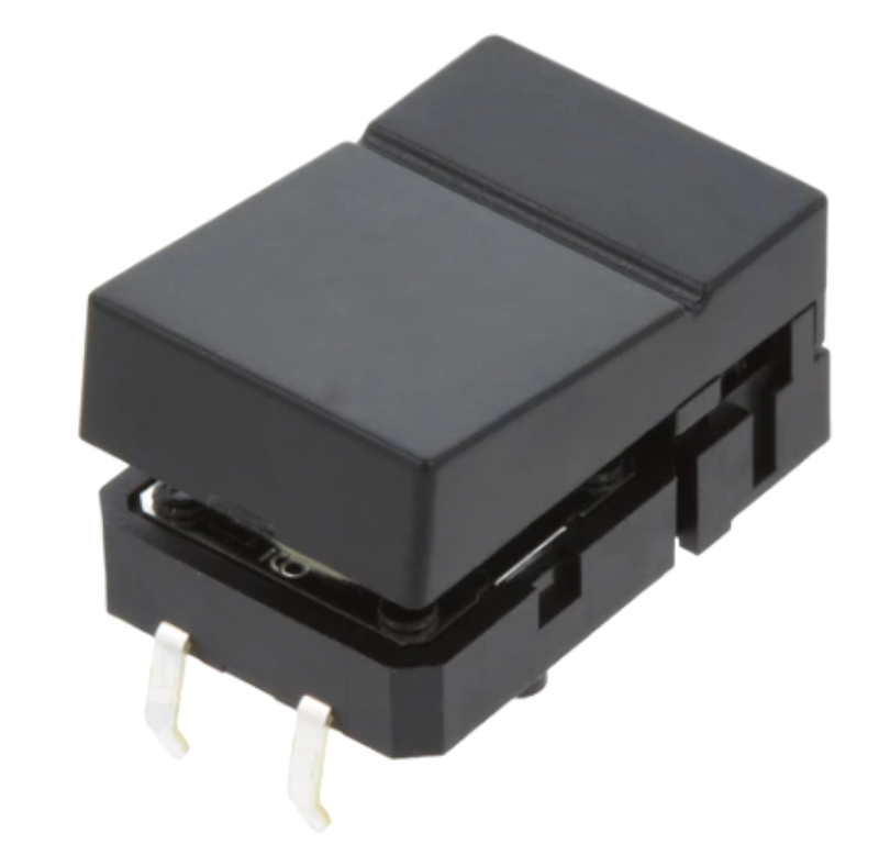 Microintrerupator tach monostabil, tastatura, SPST-NO, 18x12mm, negru, B3J-1100, OMRON