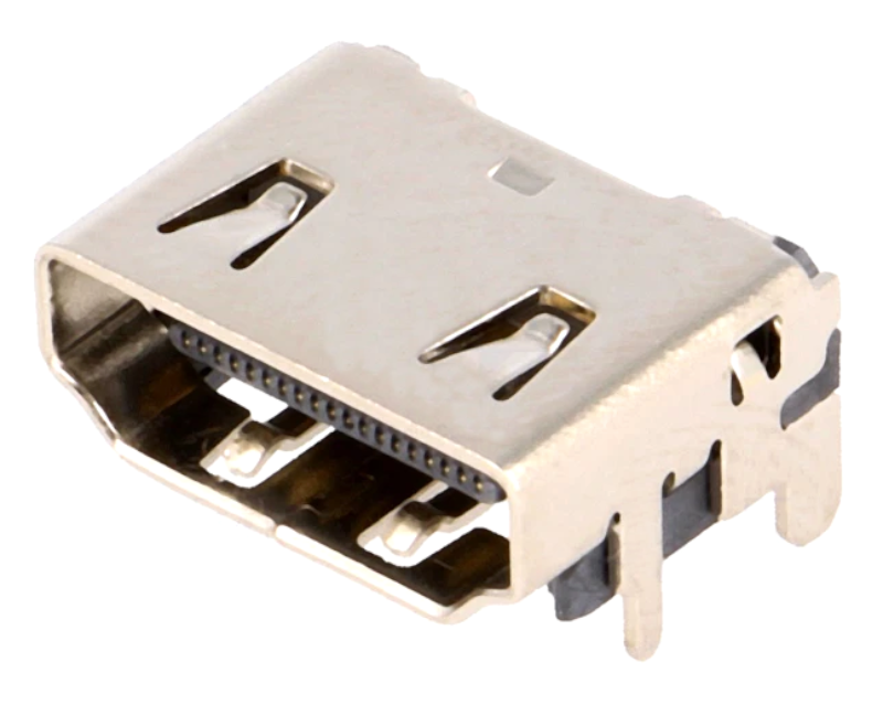 Mufa HDMI, soclu, SMT, unghi 90, DS1114-BN0, CONNFLY