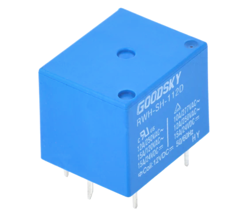 Releu 12VDC, 15A, SPDT, RWH-SH-112D, GOODSKY