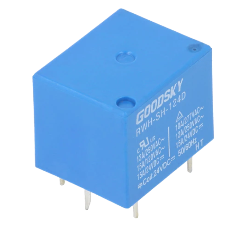 Releu 24VDC, 15A, SPDT, RWH-SH-124D, GOODSKY