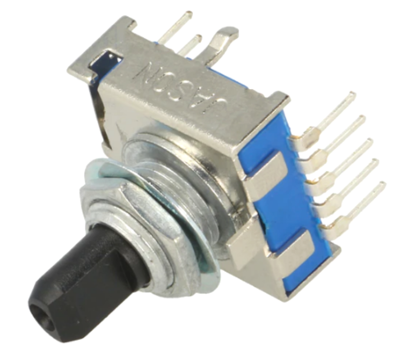 Comutator rotativ, 8 pozitii, filet M9x0.75, SR17A1815F89N, NINIGI