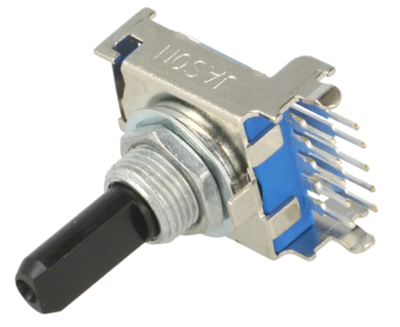 Comutator rotativ, 6 pozitii, filet M9x0.75, SR17B1620F69N, NINIGI