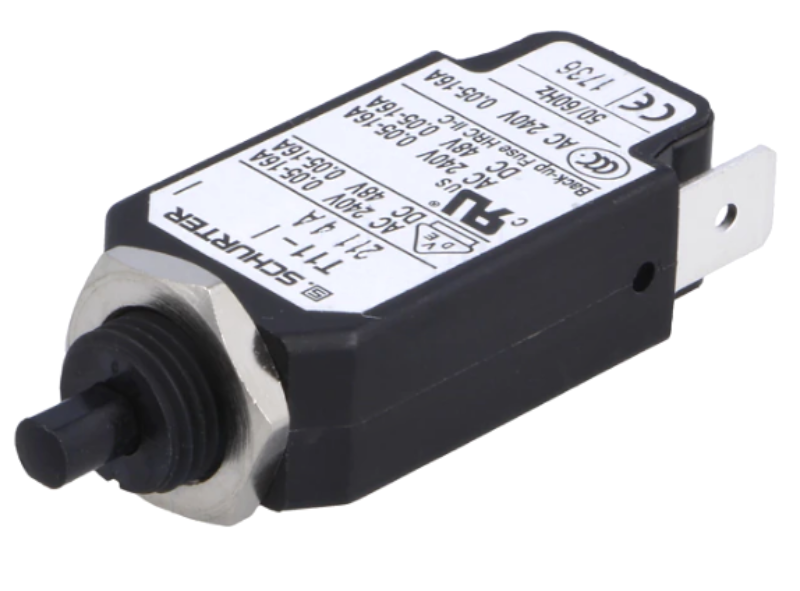 Intrerupator 4A, protectie supracurent, 48VDC, 240VAC, T11-211-4A, SCHURTER