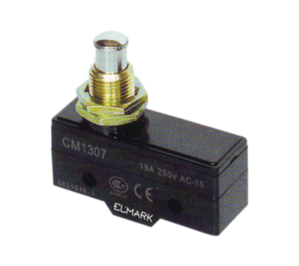 Limitator cursa cu ax si bolt, ON-(ON), 230V, 15A, CM-1307,