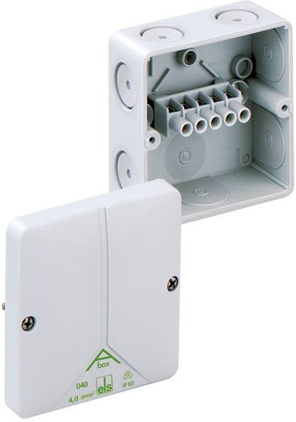 Cutie plastic, jonctiune, alba, 93x93x55mm, IP65, ABOX040-4.0/W, SPELSBERG