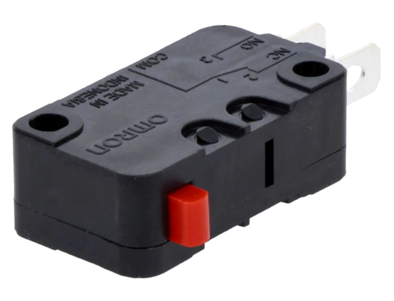 Microintrerupator fara maneta, SPDT, 16A, 250VAC, ON-(ON), PAPUC 4.8MM, D3V-16-1A5-H, OMRON