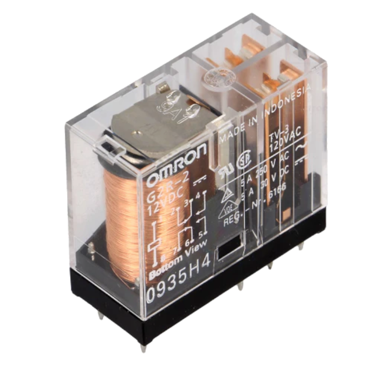 Releu 12VDC, DPDT, 5A, G2R-2-12DC, OMRON