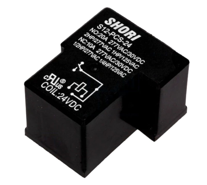 Releu 24V, SPDT, 20A, S12-PCS-24, 5 pini, SHORI ELECTRIC